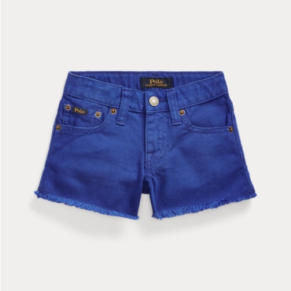 Polo by Ralph Lauren Blue Jean Shorts Frayed Hem